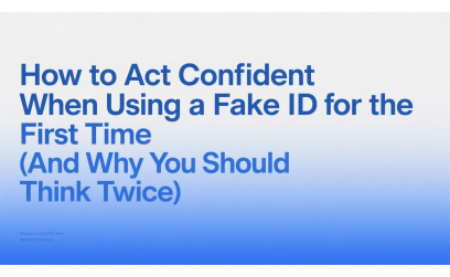 ✓ How to Act Confident When Using a Fake ID for the First Time (And Why You Should Think Twice)