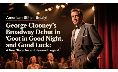 ✓ George Clooney’s Broadway Debut in ‘Good Night, and Good Luck’: A New Stage for a Hollywood Legend