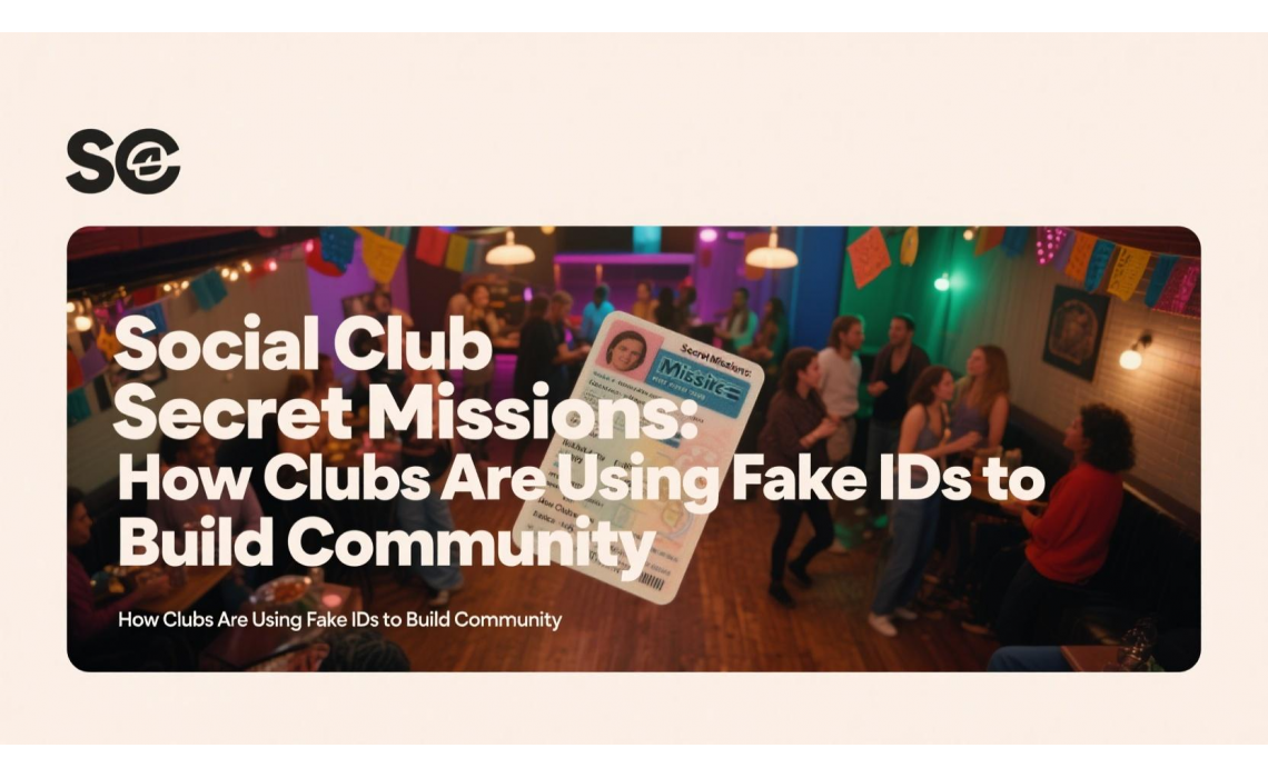 Social Club Secret Missions: How Clubs Are Using Fake IDs to Build Community Social Club Secret Missions: How Clubs Are Using Fake IDs to Build Community