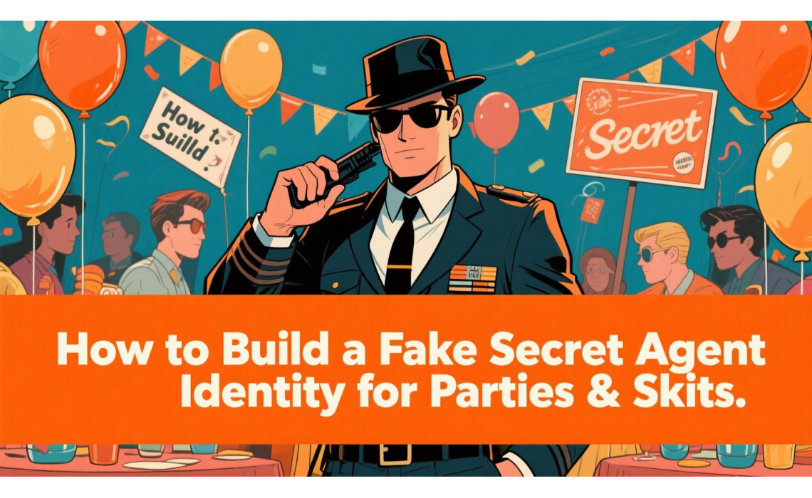 How to Build a Fake Secret Agent Identity for Parties & Skits How to Build a Fake Secret Agent Identity for Parties & Skits