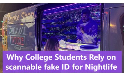 ✓ Why College Students Rely on scannable fake ID for Nightlife