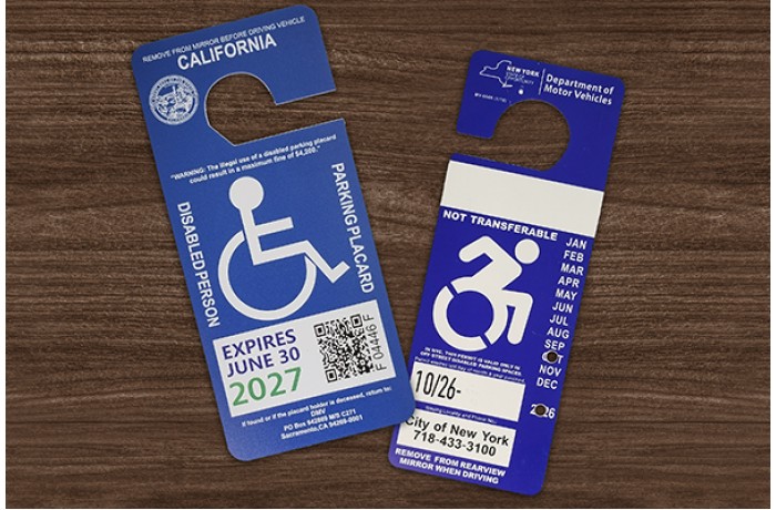 California Handicap Placard