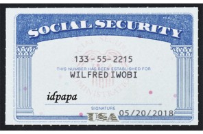 Fake Social Security Card