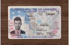 Fake America Passport Card